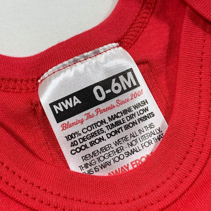 Mama Ain't Raisin' No Fool Baby Grow (Red)
