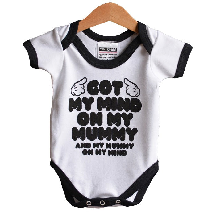 Got My Mind On My Mummy Baby Grow