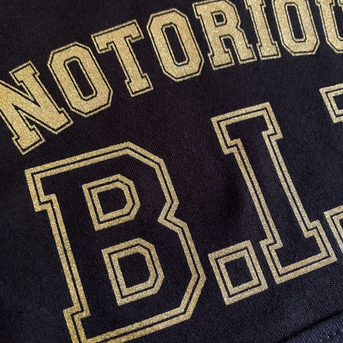 Notorious B.I.B Baby Bib (Black & Gold)