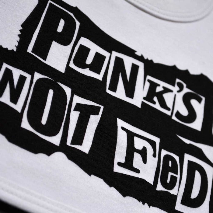 Punk's Not Fed Baby Bib
