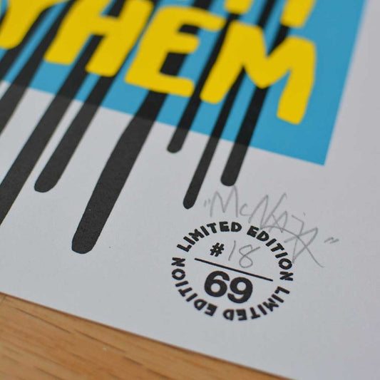 Hoodstock Festival (Blue) - Screen Print