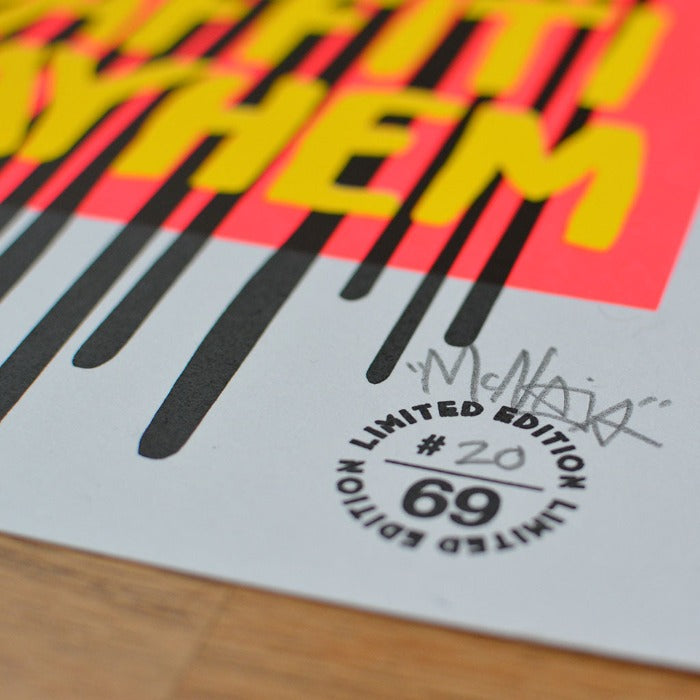 Hoodstock Festival (Pink) - Screen Print