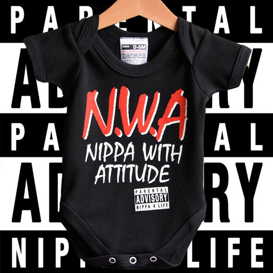 Nippa With Attitude Baby Grow