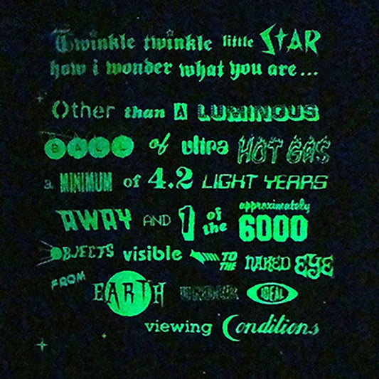 Twinkle Twinkle Little Star - The Truth (Glow In The Dark)