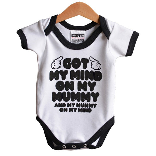 Got My Mind On My Mummy Baby Grow