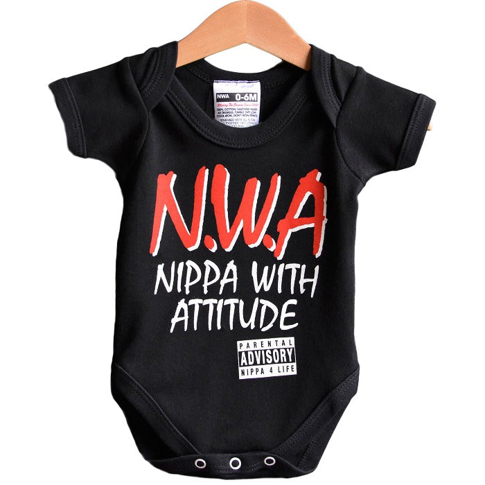 Nippa With Attitude Baby Grow