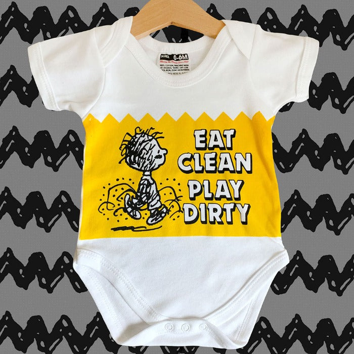 Eat Clean Play Dirty Baby Grow
