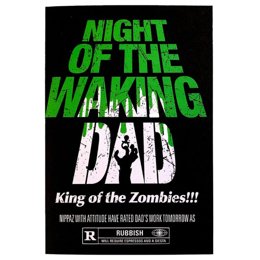 Night Of The Waking Dad Baby Card