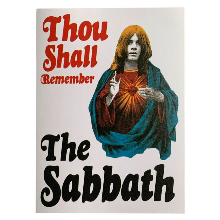 Thou Shall Remember The Sabbath Greeting Card