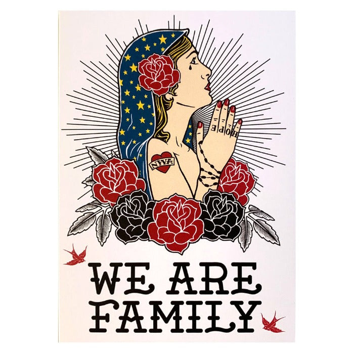 We Are Family Greeting Card